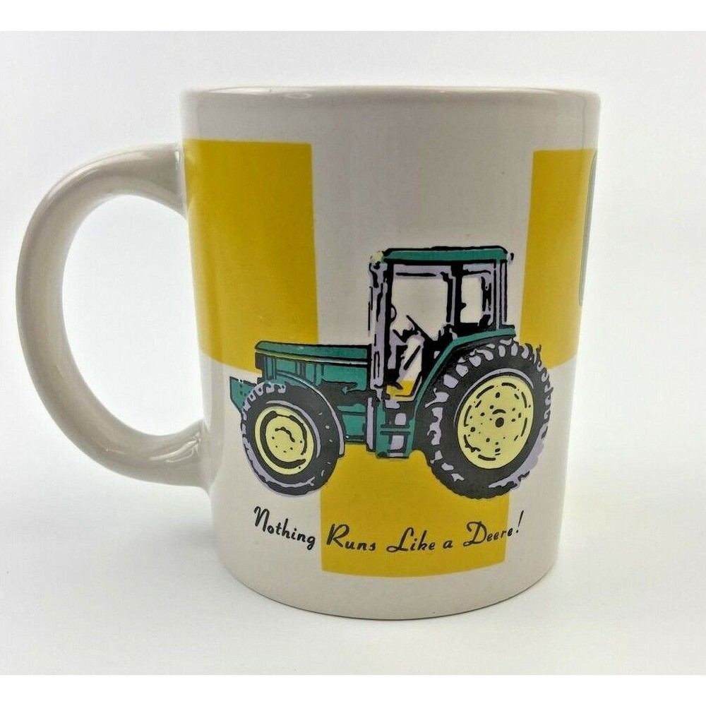 John Deere Mug Nothing Runs Like A Deere Gibson Coffee Cup 10 oz Country Farm